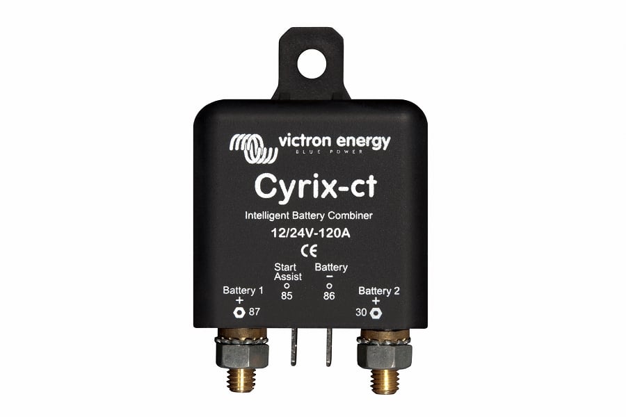 Does the Victron Cyrix-ct 12/24V-120A Combiner support bidirectional sensing?