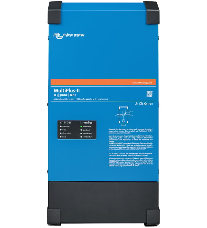 How do I program my Victron Energy PMP122305120 MultiPlus-II inverter charger 12/3000/120-50 120V ?