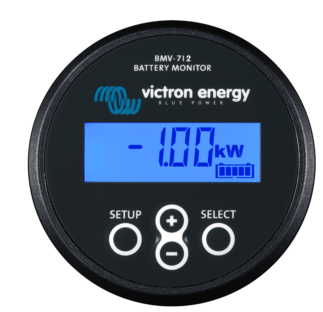 Does the BMV-712 have a temperature reading feature?