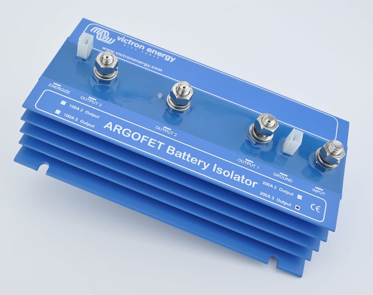 How many battery banks can this isolator supply