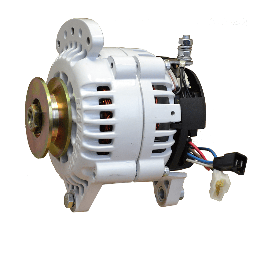 Is the Balmar 60-100-SV alternator equipped with an internal regulator?