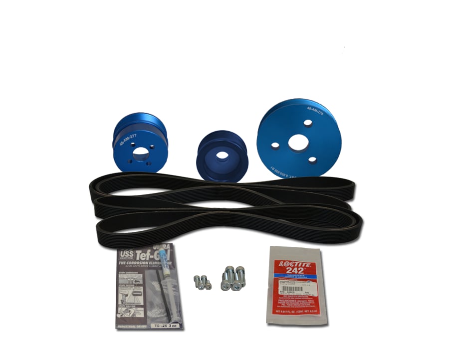 For this balmar pulley kit 48-VSP-D2-A for my Volvo penta D2-55B what size belt comes with the kit so when I order  I can get a spare belt or two.