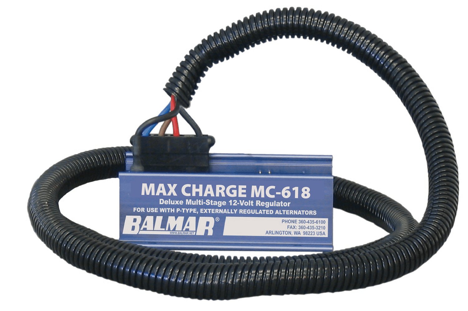 Does the Balmar MC-618 come with an external voltage sense wire?