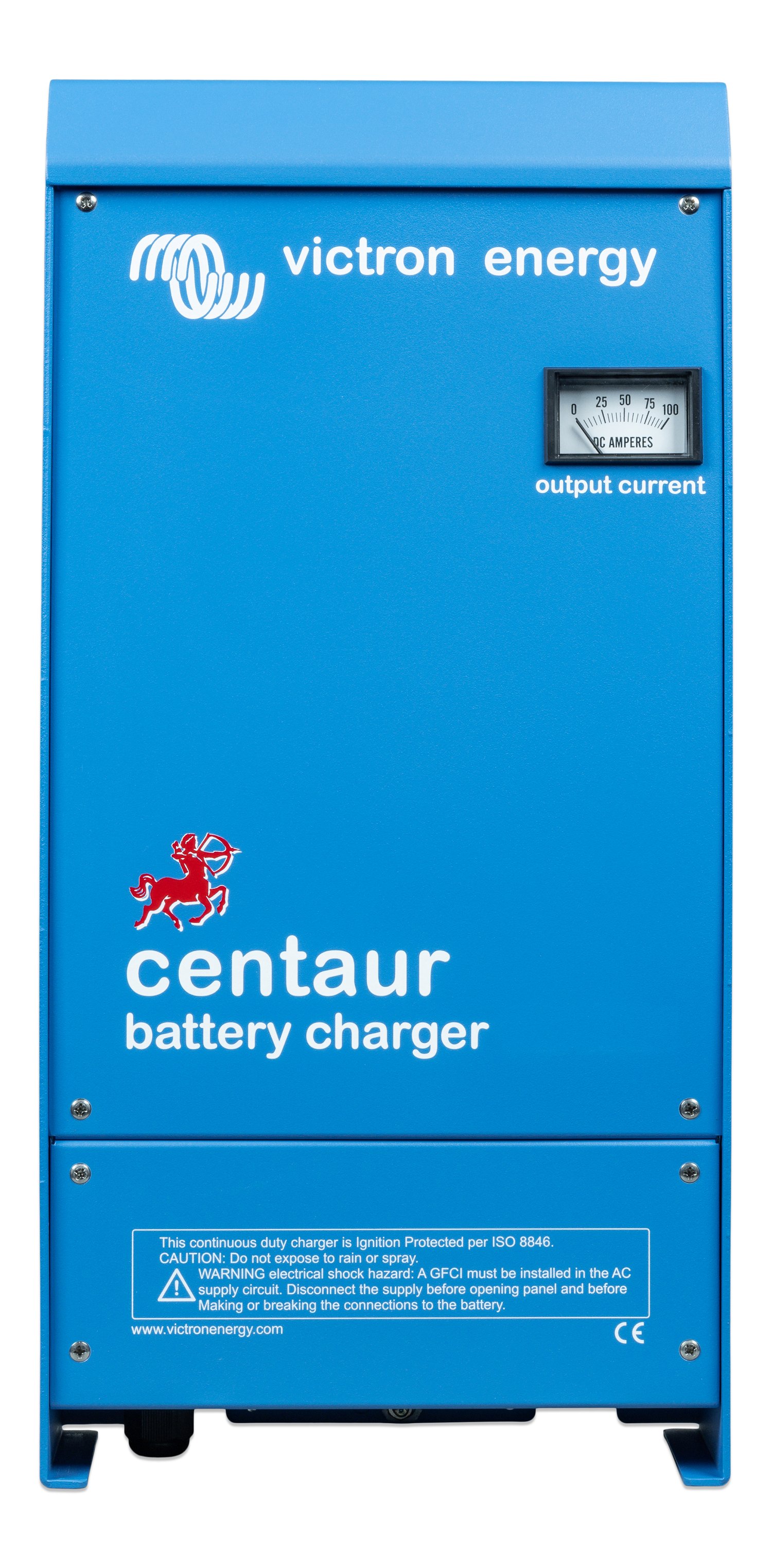 Does this Centaur battery charger have 3 charge outputs? I want to charge a large lithium house battery with 24 vdc for one profile and a 12 vdc agm starter battery with a second profile