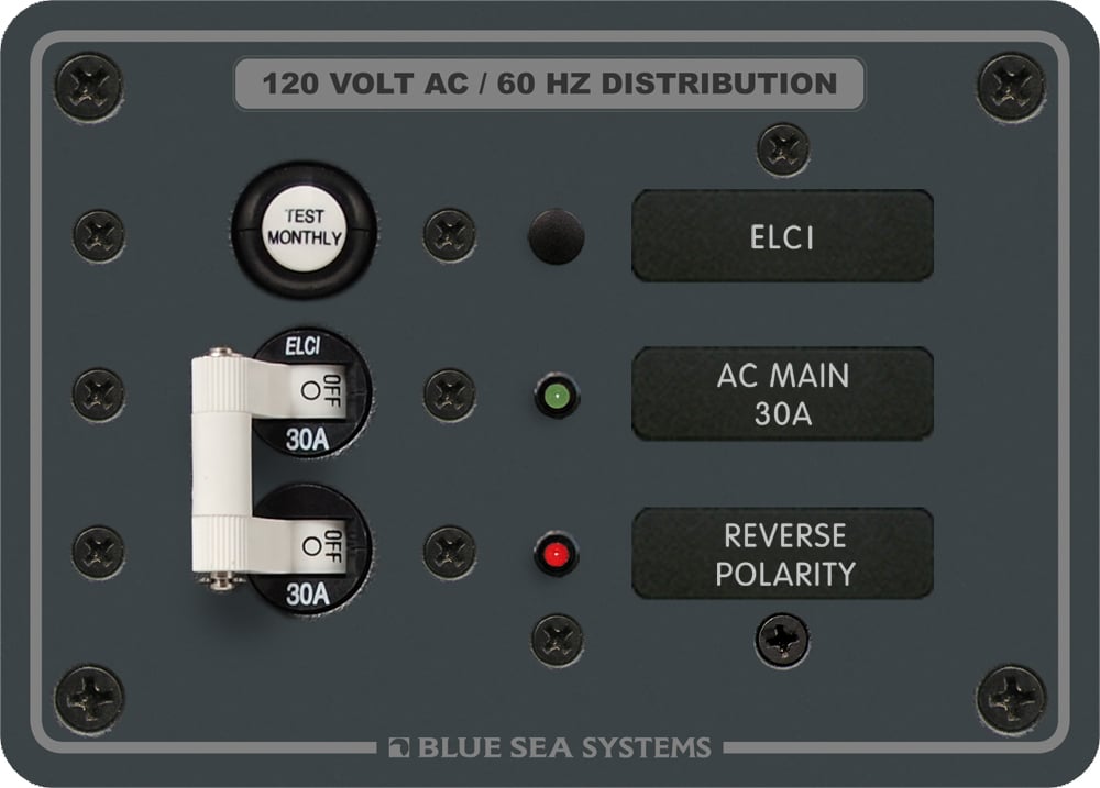 Blue Sea 8100 ELCI Main Panel with 30A Double Pole Breaker Questions & Answers