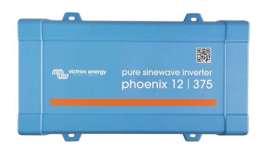 What is the sustained power output of the Victron Phoenix Inverter 12/375?