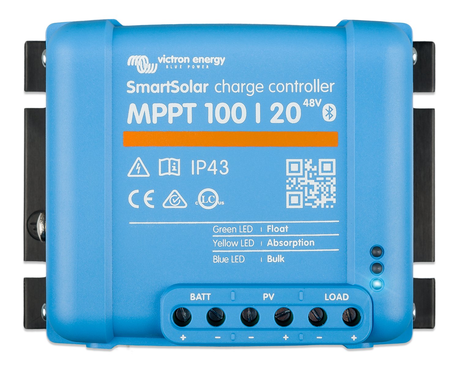 What do the lights mean on the MPPT solar charge controller?