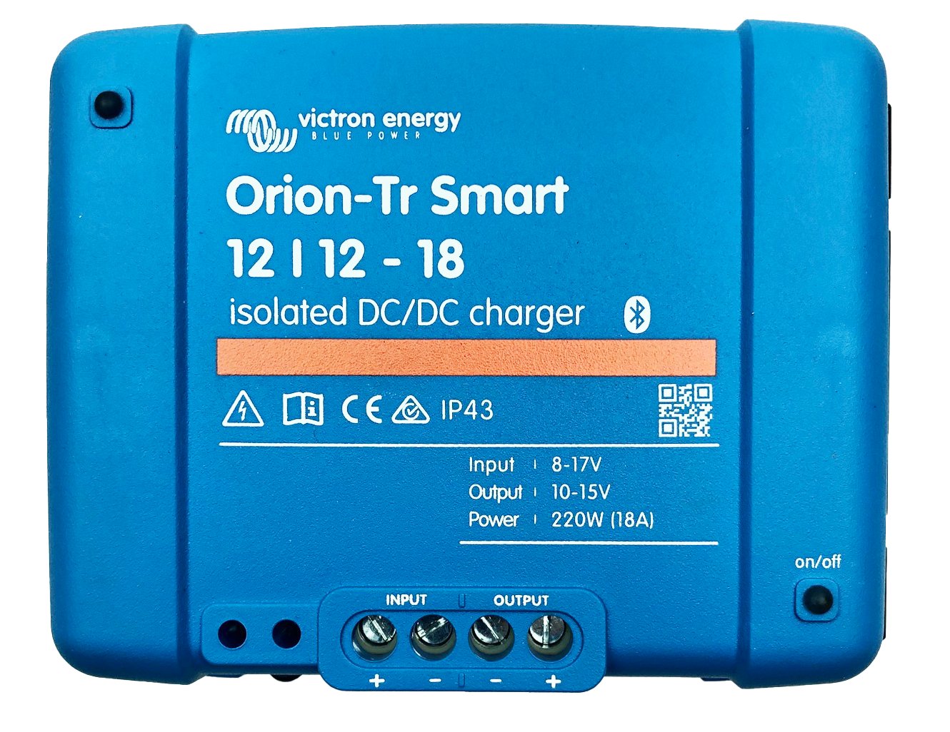 Should the ORI121222120 DC DC battery charger be mounted closer to the source or to the load?