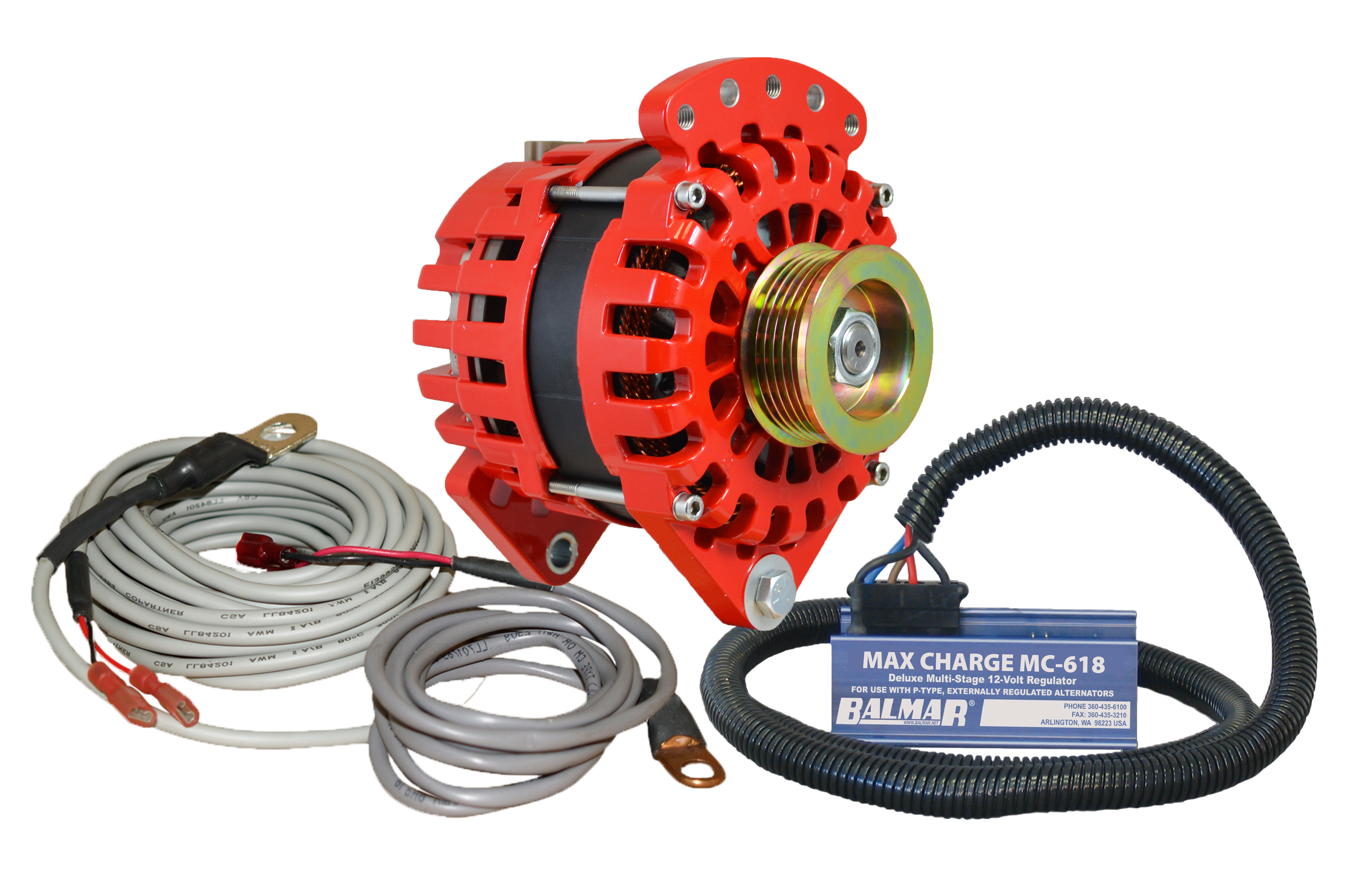 Balmar XT-DF-170-K6-3YM-KIT alternator kit with Max Charge regulator Questions & Answers