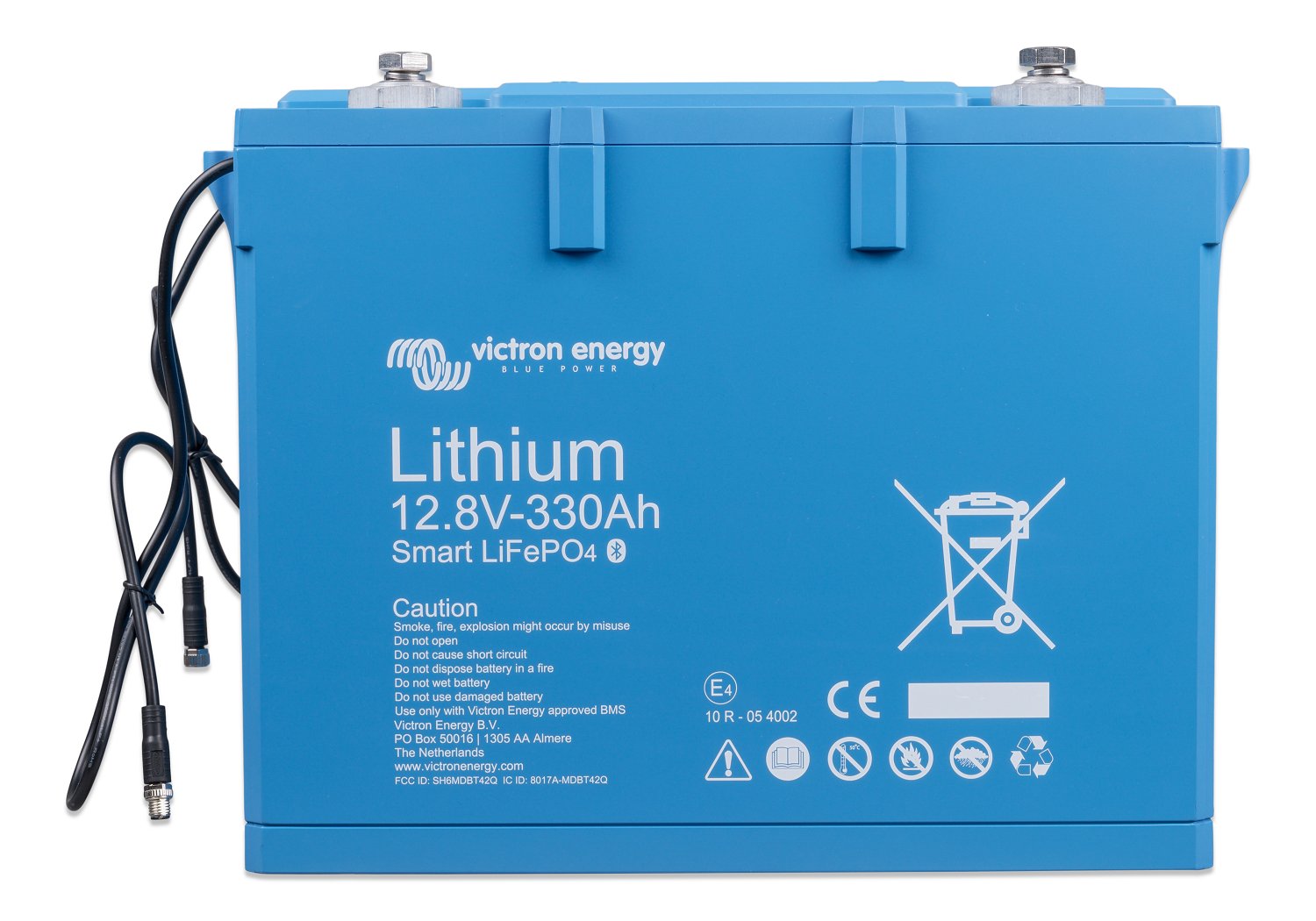 How long is the cycle life of the Victron Smart Lithium 330 amp hour BAT512132410 battery?