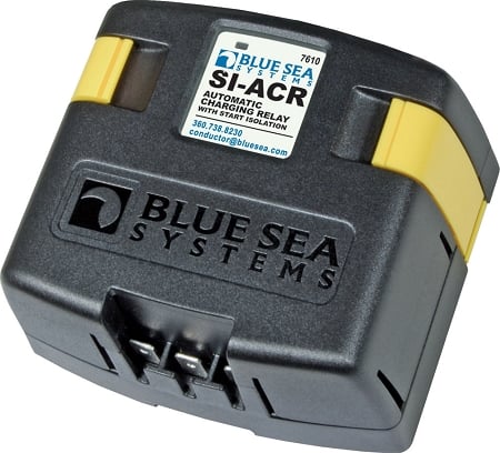 Is the Blue Sea 7610 SI Series 120 Amp ACR ignition protected?