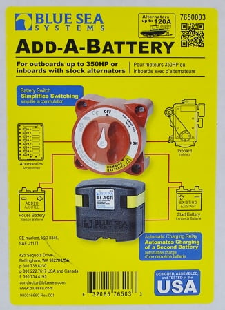 Is the Blue Sea 7650 Add-A-Battery System recommended for a Class A motorhome?