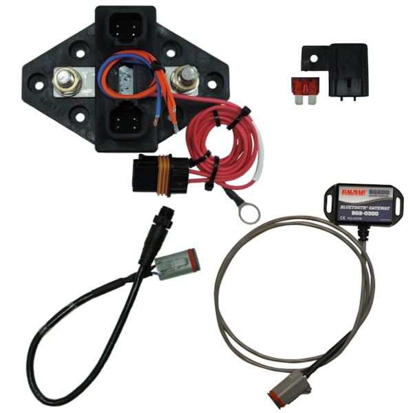 Which batteries are compatible with the Balmar SG235 Battery Monitor?