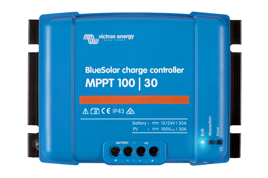 How many watts can Victron MPPT 100/30 solar charge controller handle?