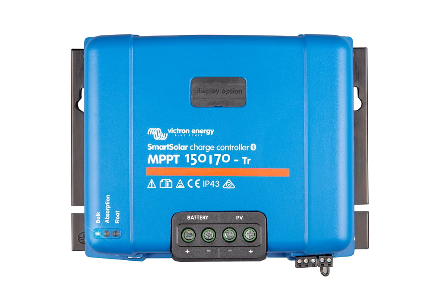 What is the self-consumption of the Victron Smart Solar MPPT 150/70 charge controller?