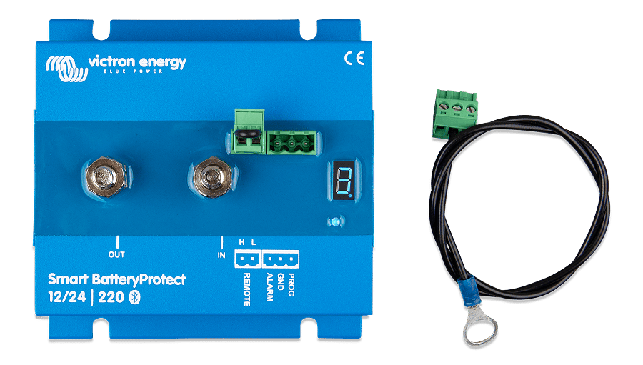 What is the peak current capacity for the Victron BPR122022000 Smart BatteryProtect with Bluetooth 12/24V -220A?