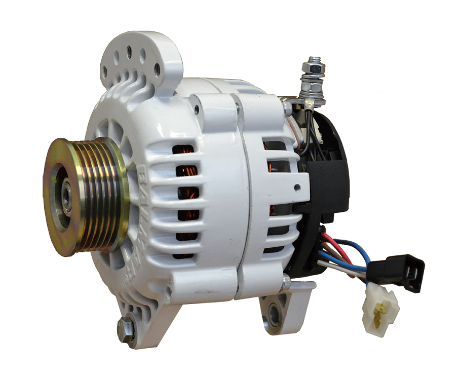 Is a regulator included with the 60/120 Balmar Alternator K6 Pulley?