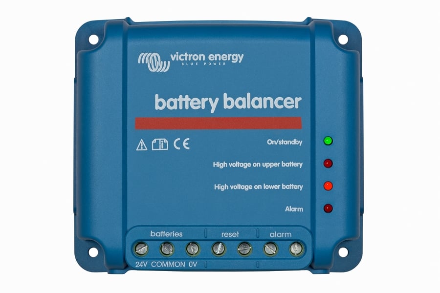 At what voltage does the Battery Balancer activate?