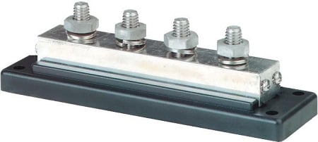 Does the Blue Sea 2104 busbar come with a coveror  must it be purchased separately? 