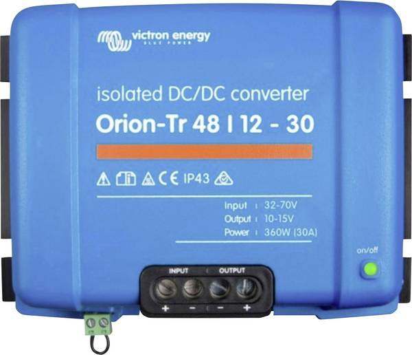 Can I use the Orion-Tr 48-12-30 to charge a 12v battery from a 48 v battery.