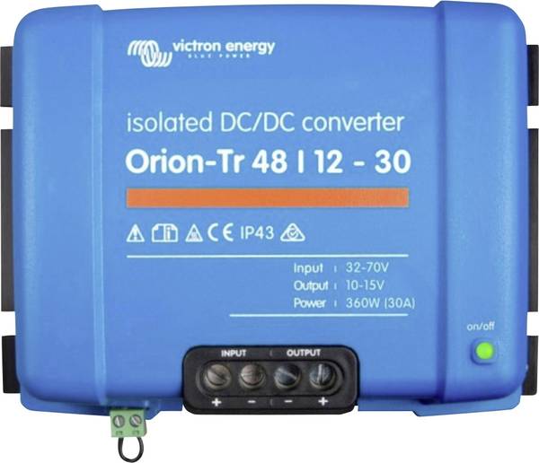 Victron Energy ORI481240110 Orion-Tr 48/12-30A Isolated DC-DC converter Questions & Answers