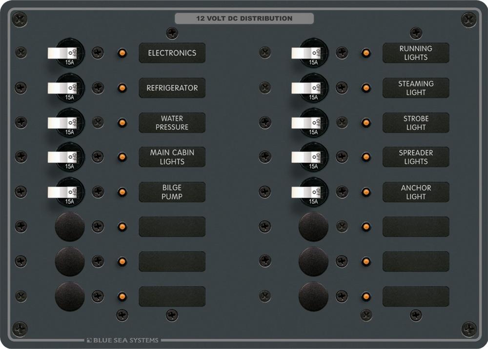 Can the 8377 circuit breaker panel come complete with 16 circuit breaker? 