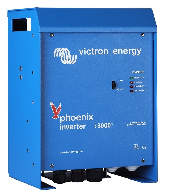 What's the DC output of the Phoenix wave inverter by Victron Energy?