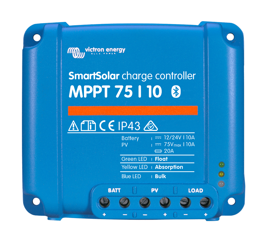 Victron Energy SCC075010060 Smart Solar MPPT 75/10 Charge Controller with Bluetooth Questions & Answers